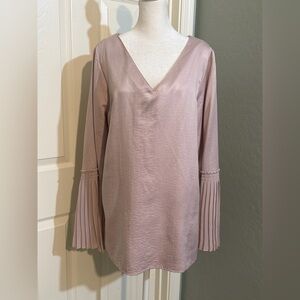 TDC SILKY PLEATED SLEEVES BLOUSE SIZE X-Large